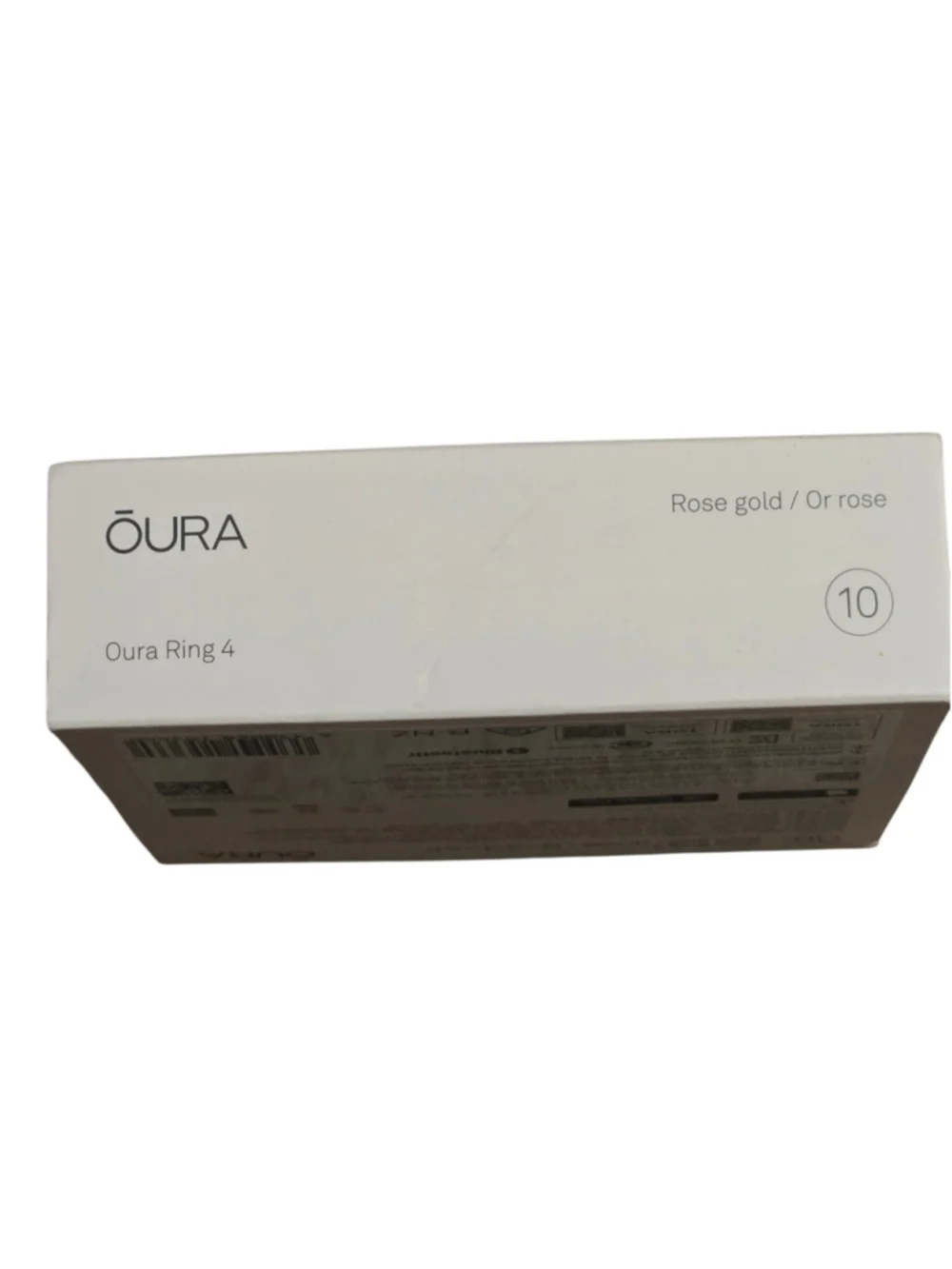 Oura Ring 4 Smart Wearable Ring Size 10 Rose Gold